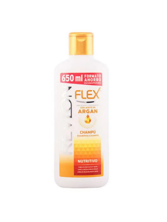Revlon Flex Kératine Shampooing Nourrissant à l'Huile d'Argan 650ml