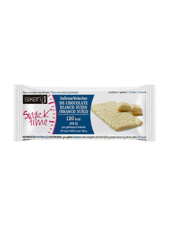 Siken Snack Time Biscuit Chocolat Blanc 25g (Lot de 3)