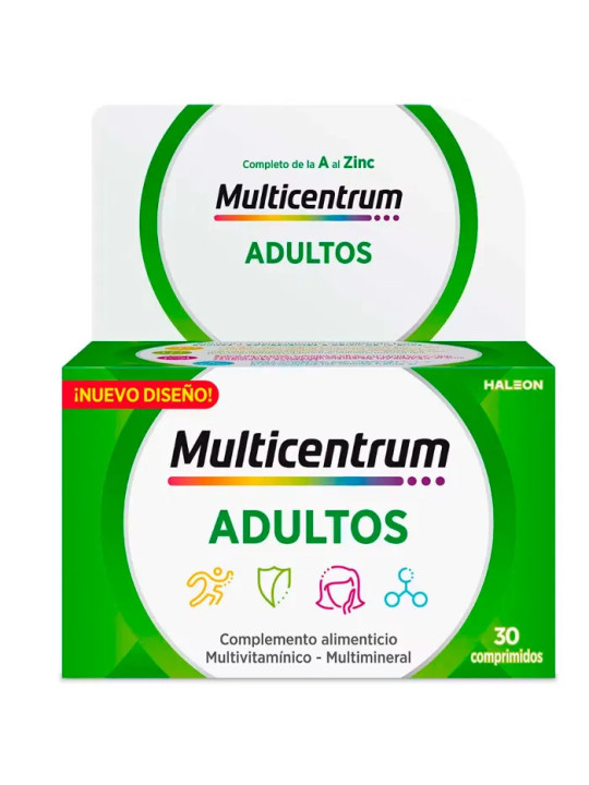 Multicentrum Adultes 30 Comprimés