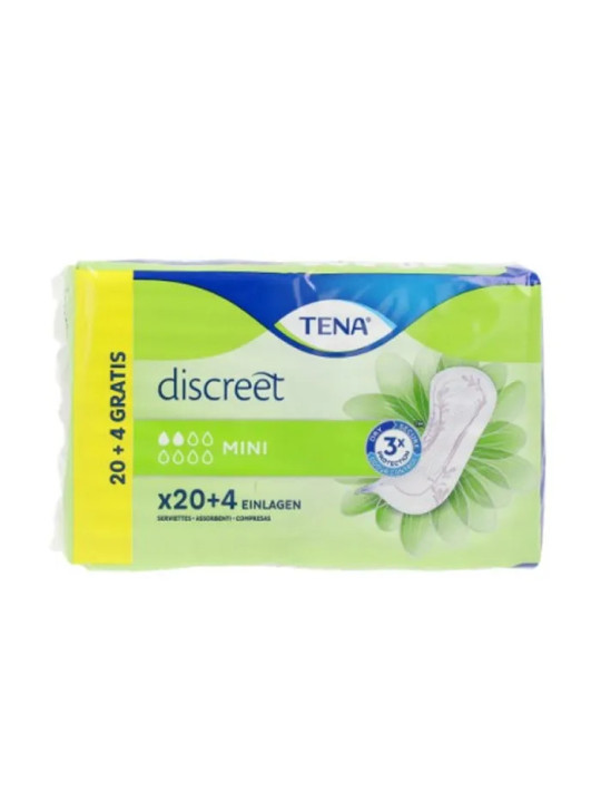 Tena Discreet Serviette Incontinence Mini 24 Unités