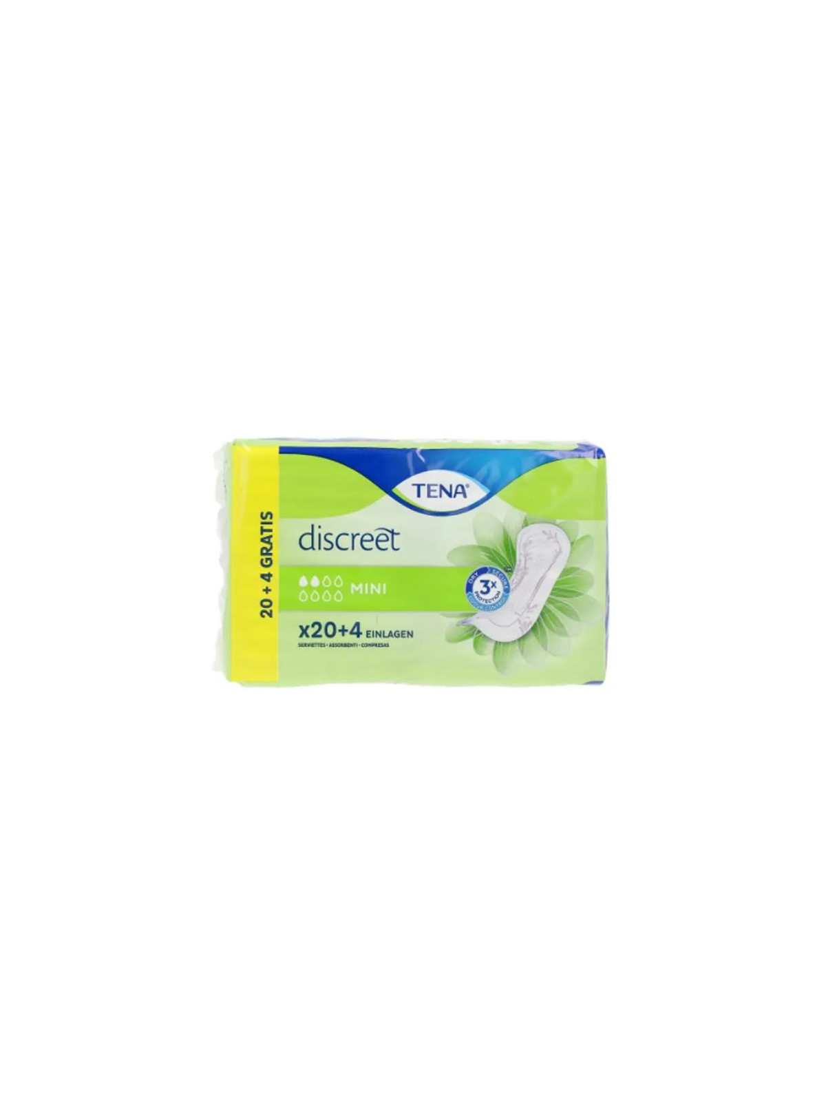 Tena Discreet Serviette Incontinence Mini 24 Unités