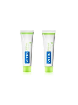 Vitis Duplo Aloe Vera Dentifrice Saveur Pomme 2x150ml +75ml Gratuit