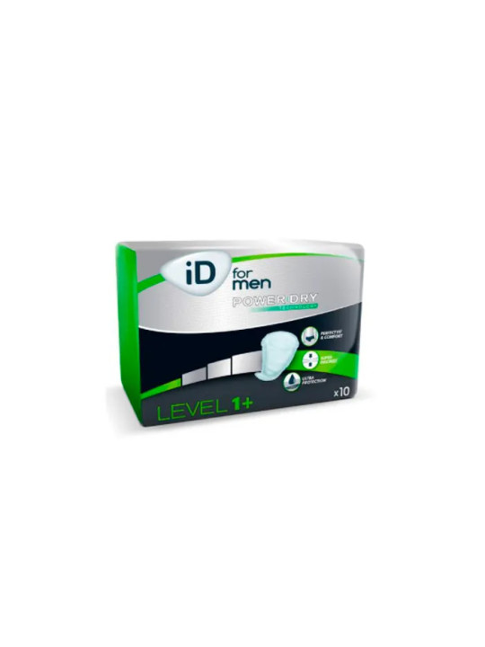 ID Expert Men Level 1 Plus Protections pour Incontinence Masculine 10 Unités