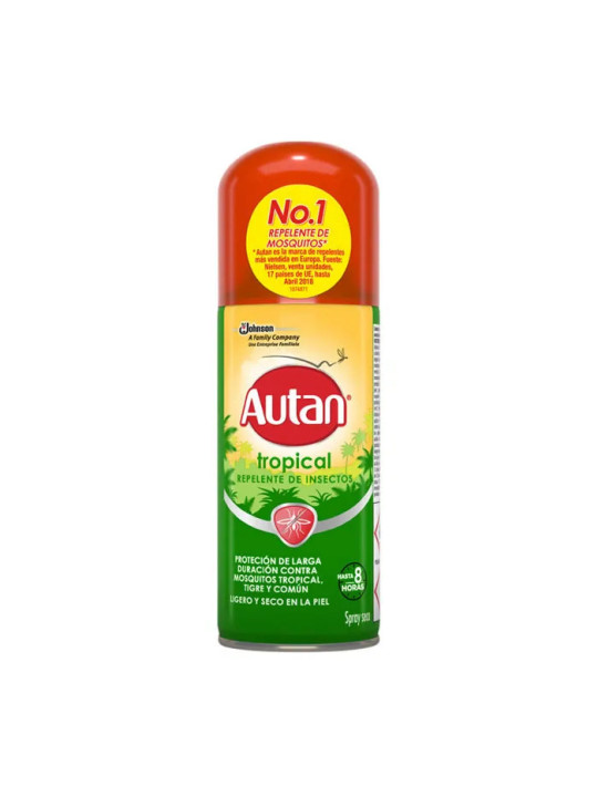 Autan Tropical Répulsif Sec Vaporisateur 100ml