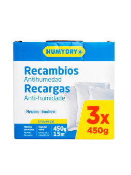 Humydry Recharges Anti-Humidité 3x450g