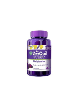 Vicks ZzzQuil Natura Mélatonine 60 Gommes