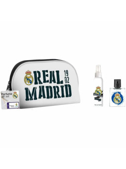Real Madrid Eau de Toilette Vaporisateur 50ml Coffret 3 Produits