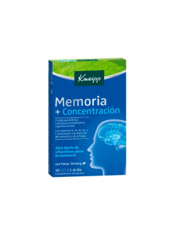 Kneipp Mémoire Concentration 30 Capsules