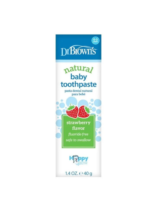 Dr. Brown's Dentifrice Saveur Fraise 40g