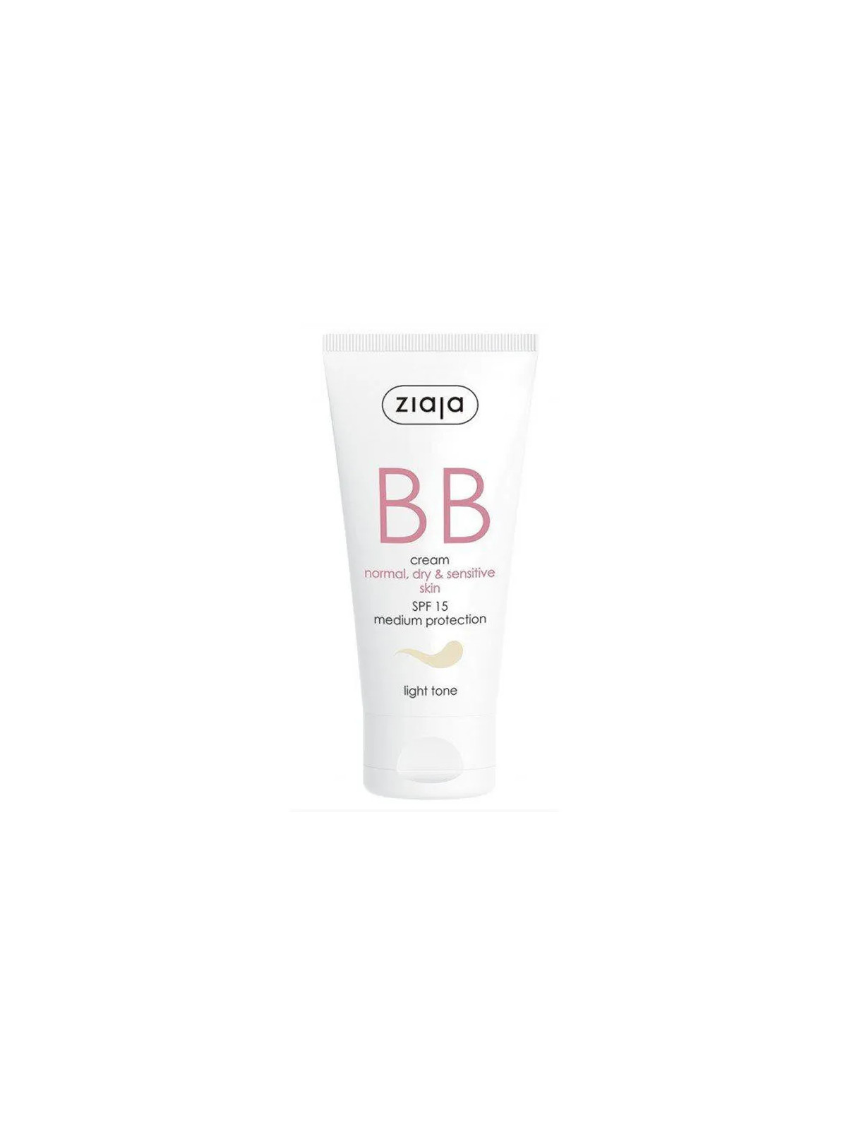 Ziaja BB Crème Peaux Normales, Sèches et Sensibles SPF15 Natural 50ml