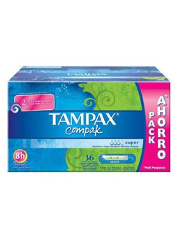 Tampax Compak Tampons Super 36 Unités