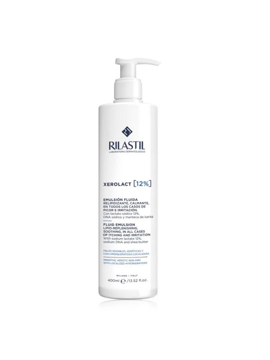 Rilastil Xerolact 12% Lait Hydratant Kératorégulateur 400ml