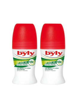 Byly Organic Extra Fresh Déodorant Roll-On 2x50ml
