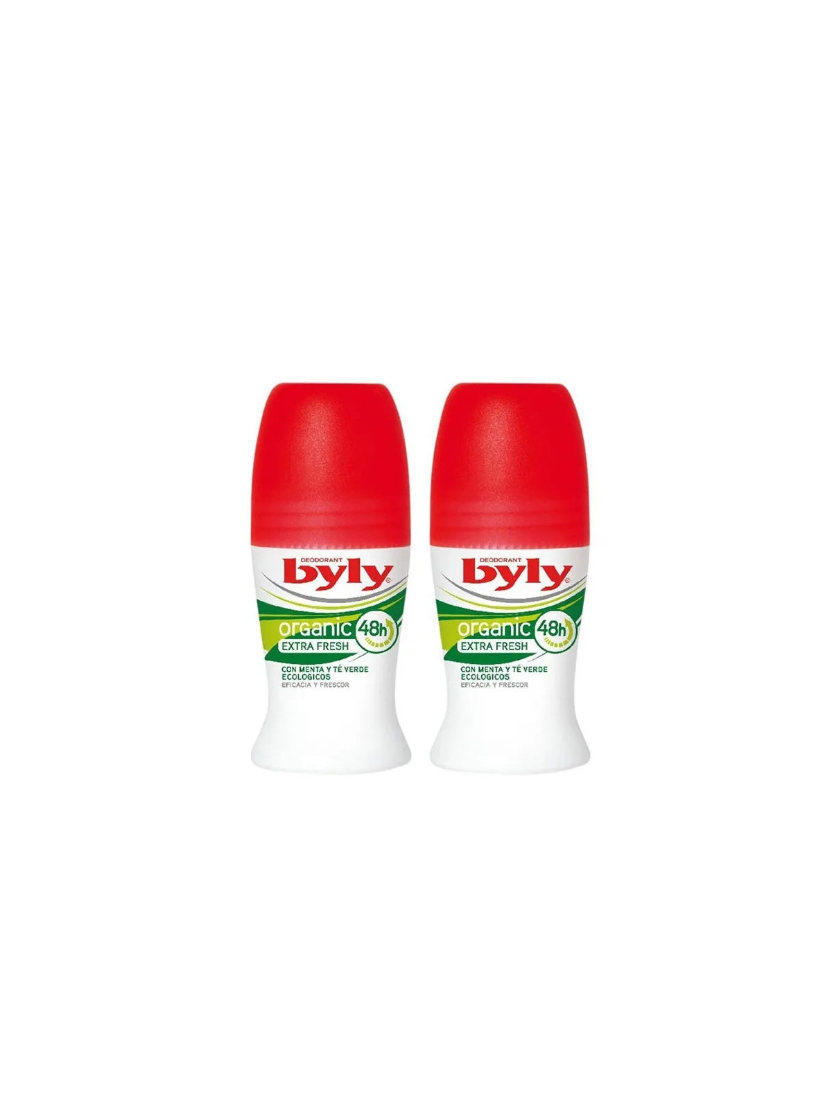 Byly Organic Extra Fresh Déodorant Roll-On 2x50ml