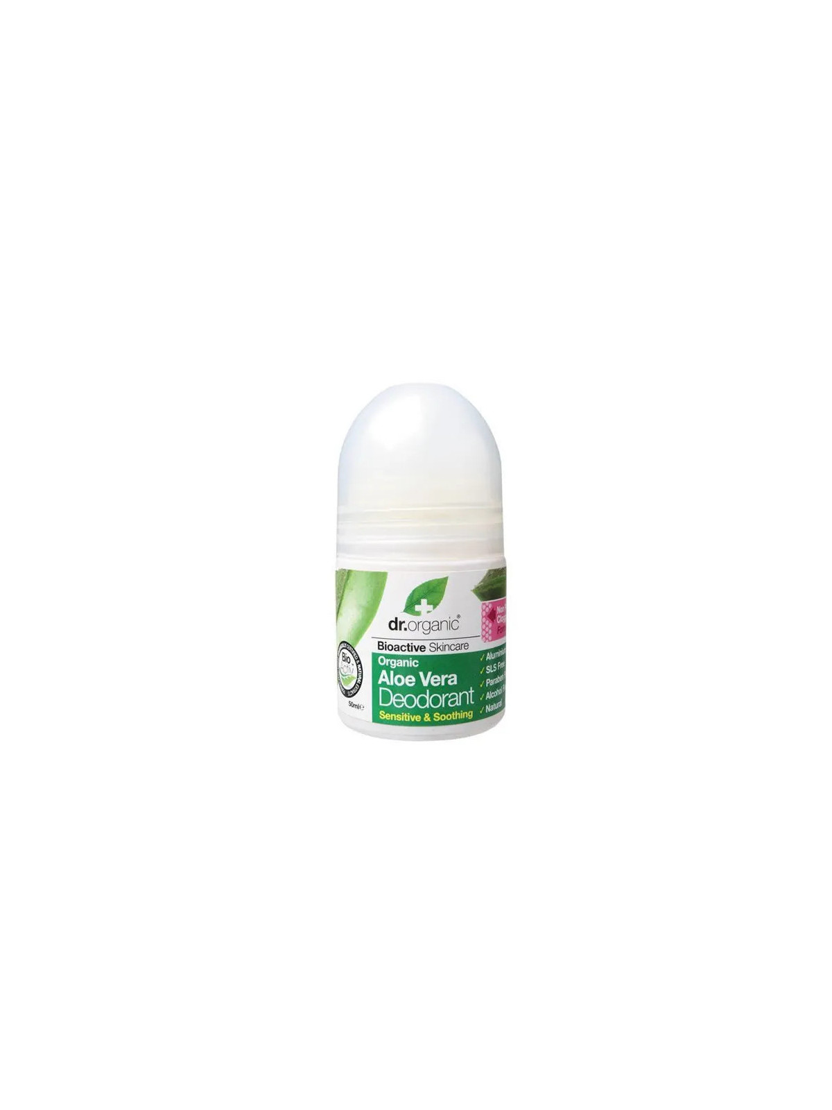 Dr. Organic Aloe Vera Déodorant Roll-On 50ml