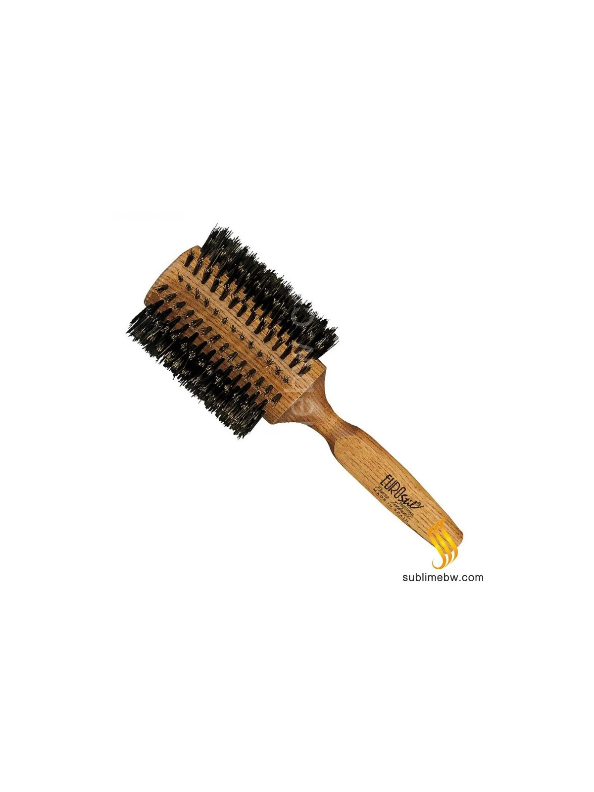 Eurostil Brosse Ronde en Bois 45mm 1 unité
