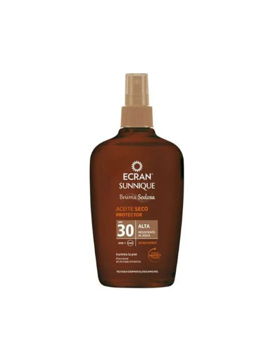 Ecran Sunnique Brume Soyeuse Huile Sèche Protectrice SPF30 100ml