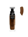 NYX Can't Stop Won't Stop Fond de Teint Couvrance Totale Walnut 30ml
