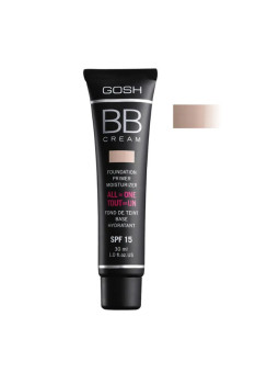 Gosh BB Cream Foundation Primer Moisturizer 02 Beige 30ml