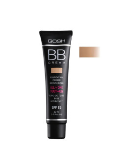 Gosh BB Cream Foundation Primer Moisturizer 03 Warm Beige 30ml