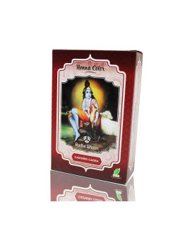 Radhe Shyam Henné Châtain Acajou Poudre 100g