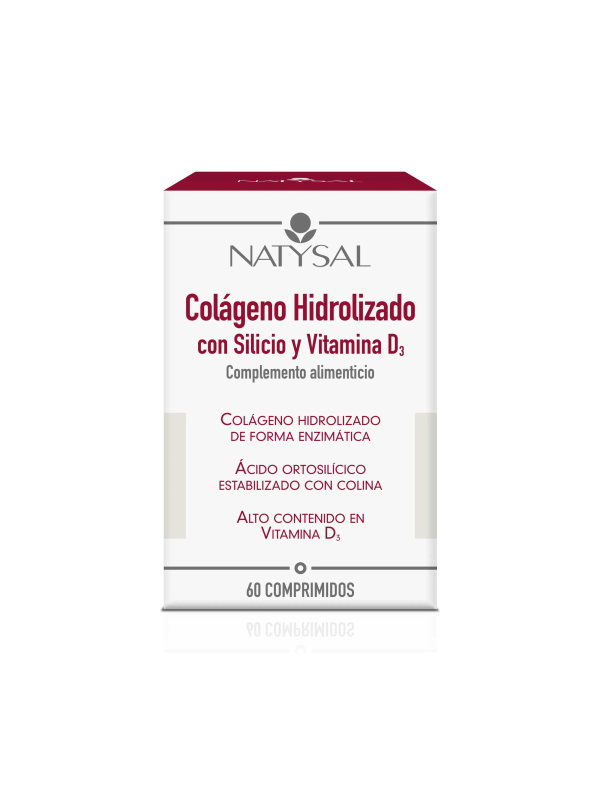 Natysal Collagène avec Silicium et Vitamine D3 60 Comprimés