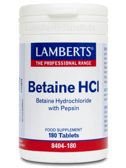 Lamberts Bétaïne HCl 324 mg 180 comprimés