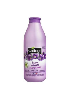 Cottage Divine Violette Douche & Bain Lait Hydratant 750ml