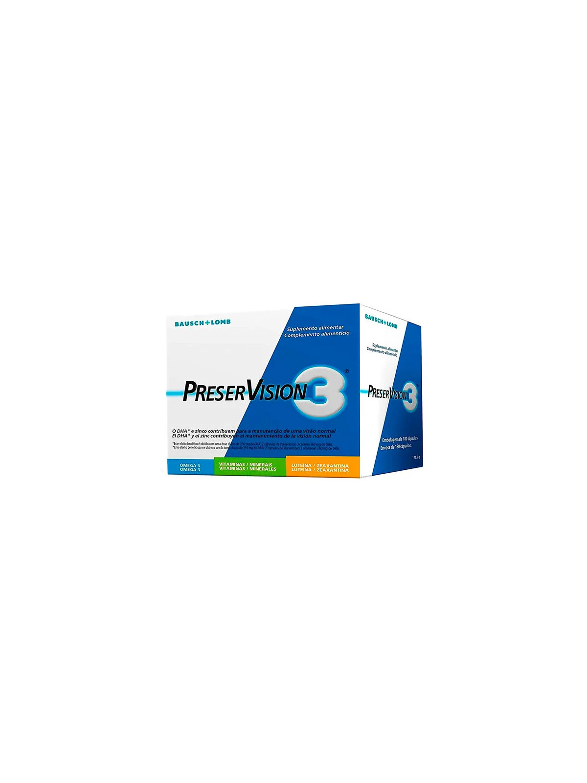Bausch+Lomb PreserVision 3 180 Capsules