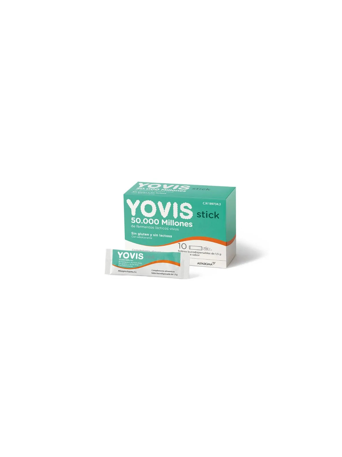 Yovis 10 Sticks Bucodispersables 50 000 Millions de Ferments Actifs