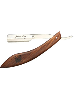 Eurostil Barber Line Rasoir à Manche en Bois 1 Unité