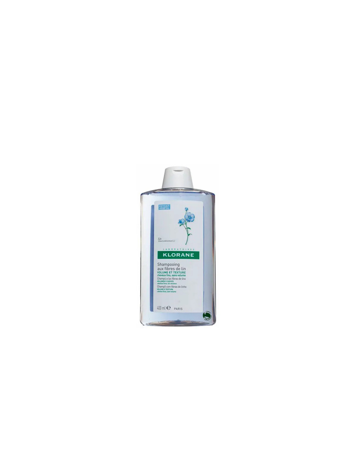 Klorane Shampooing aux Fibres de Lin 400ml