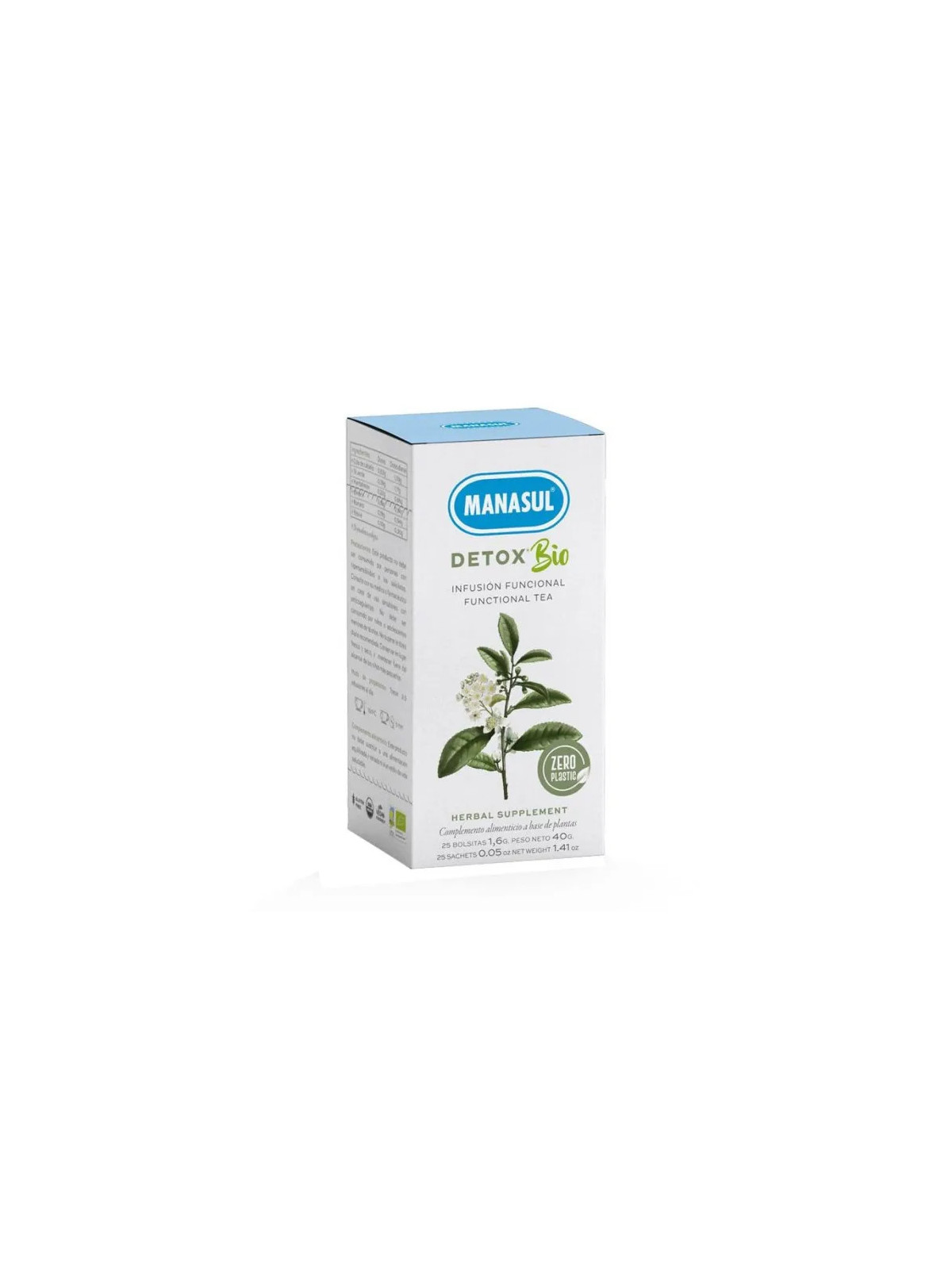 Manasul Detox Bio 25 Sachets