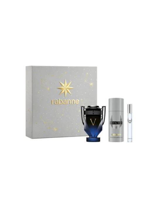 Paco Rabanne Invictus Victory Elixir Eau De Parfum 100ml Coffret 3 Produits
