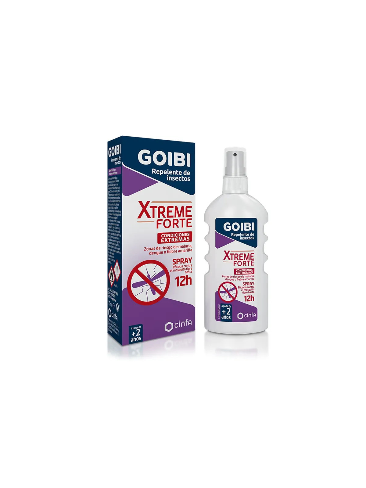 Goibi Xtreme Forte Répulsif Insectes Spray 200ml