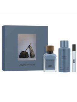 Adolfo Dominguez Ámbar Negro Eau de Parfum Vaporisateur 120ml Coffret 3 Produits
