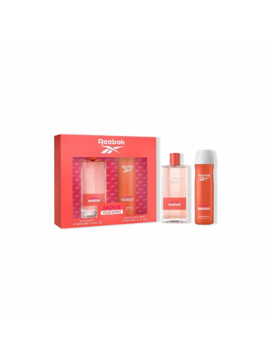 Reebok Move Your Spirit Woman Eau de Toilette Spray 100ml Coffret 2 Produits