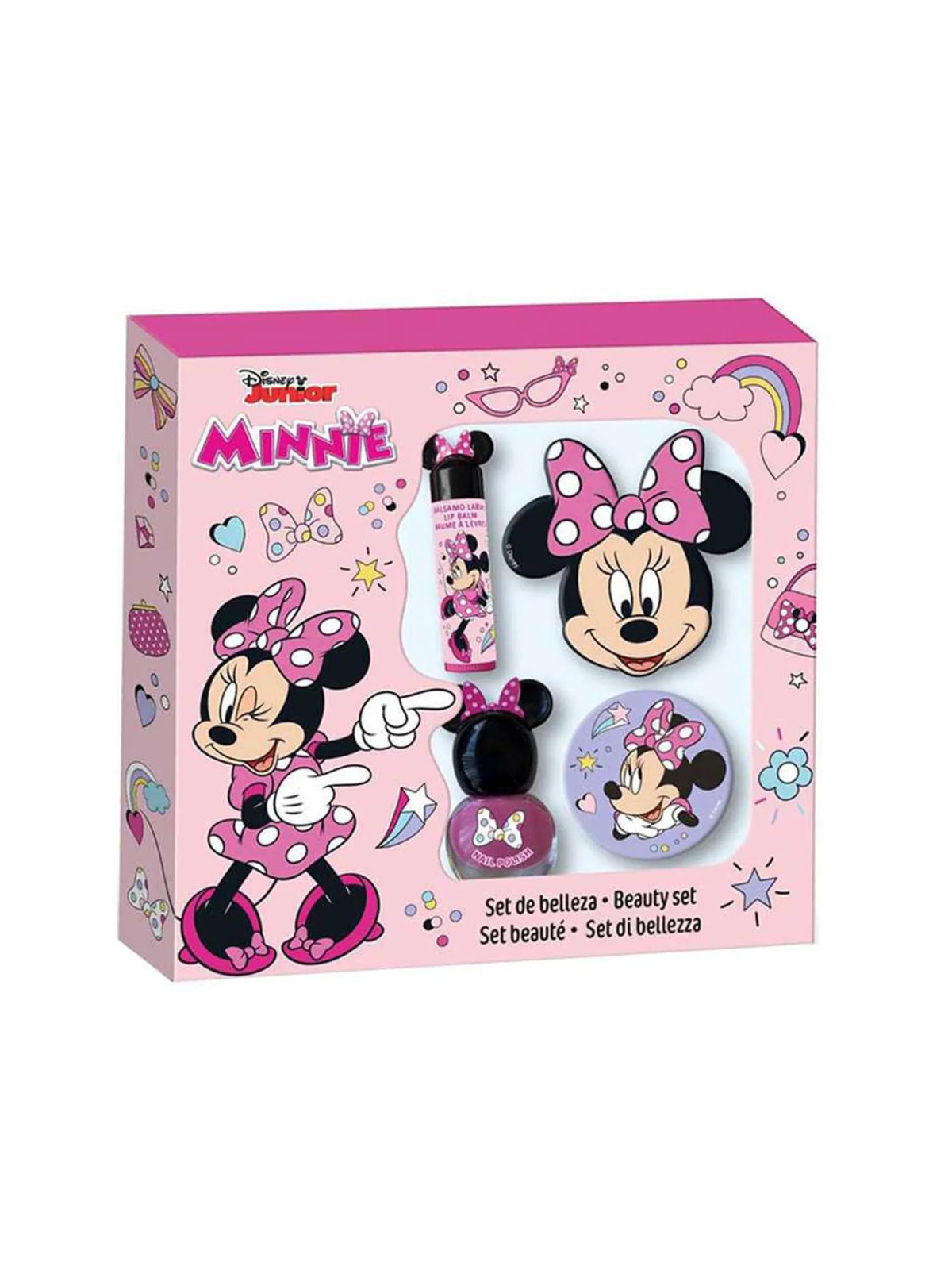Cartoon Minnie Coffret Beauté Maquillage 4 Pièces