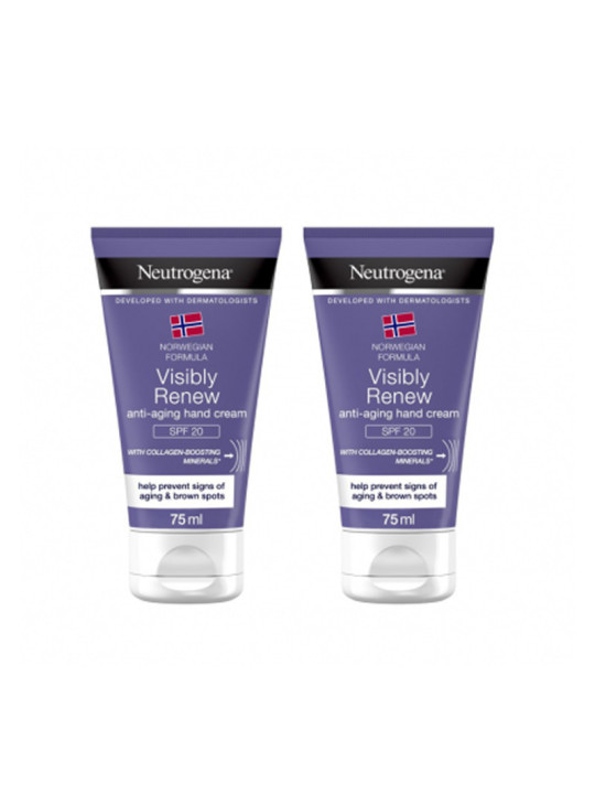 Neutrogena Crème Mains Anti-Âge SPF 20 Duo 75ml