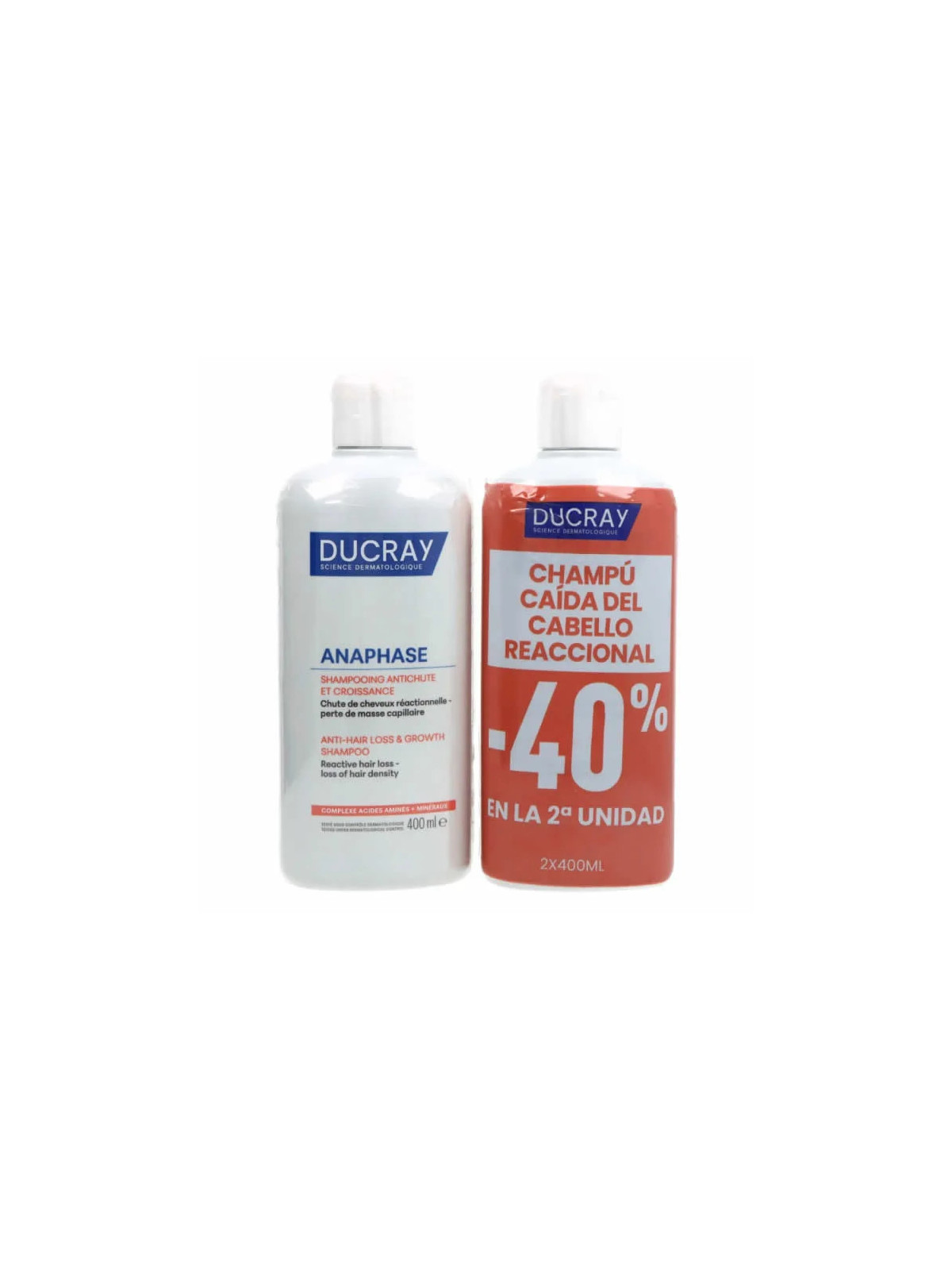 Ducray Shampooing Anti-Chute et Croissance 2x400ml