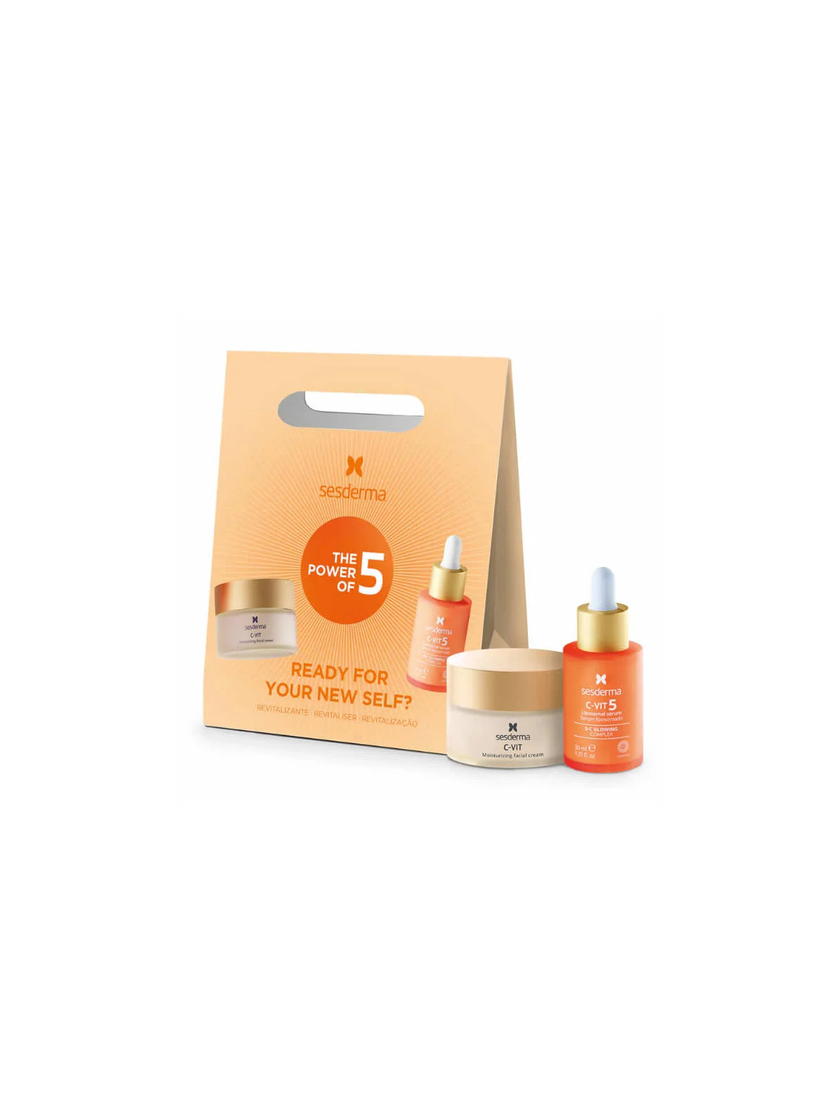 Sesderma C-Vit Crème 50ml + C-Vit Sérum 30ml Coffret 2 Produits