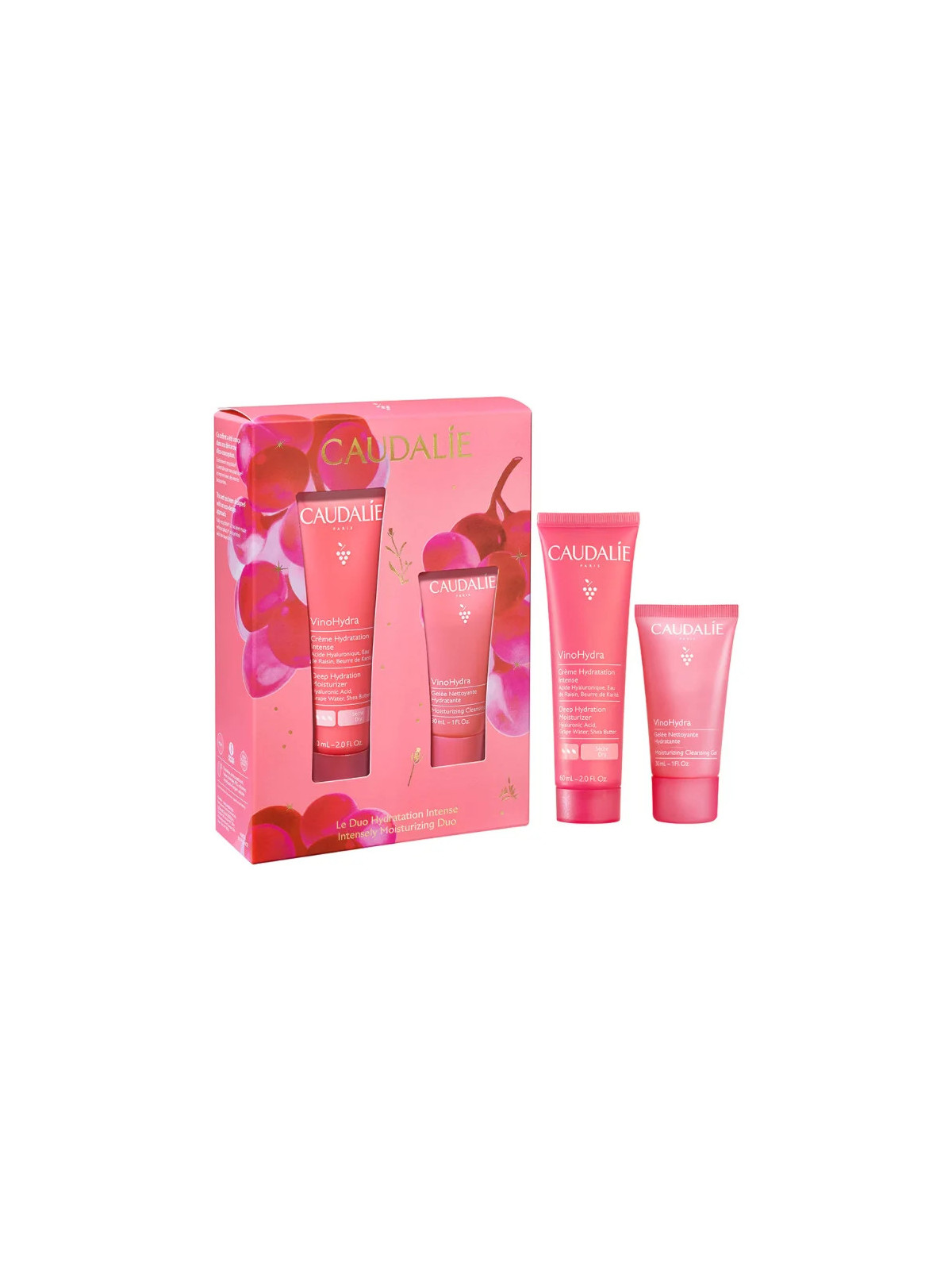 Caudalie VinoHydra Crème Hydratation Intense 60ml Coffret 2 Produits