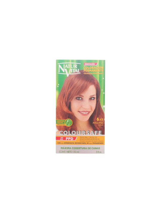 Naturaleza Y Vida Coloursafe Coloration Permanente 6.43 Noisette 150ml