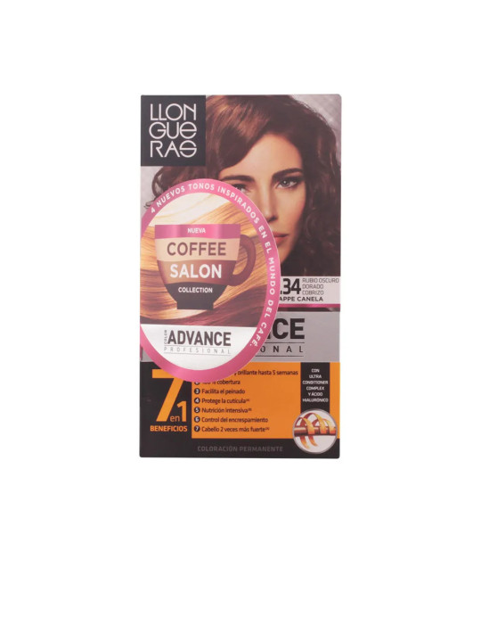 Llongueras Color Advance Salon Collection 6.34 Blond Foncé Doré Cuivré