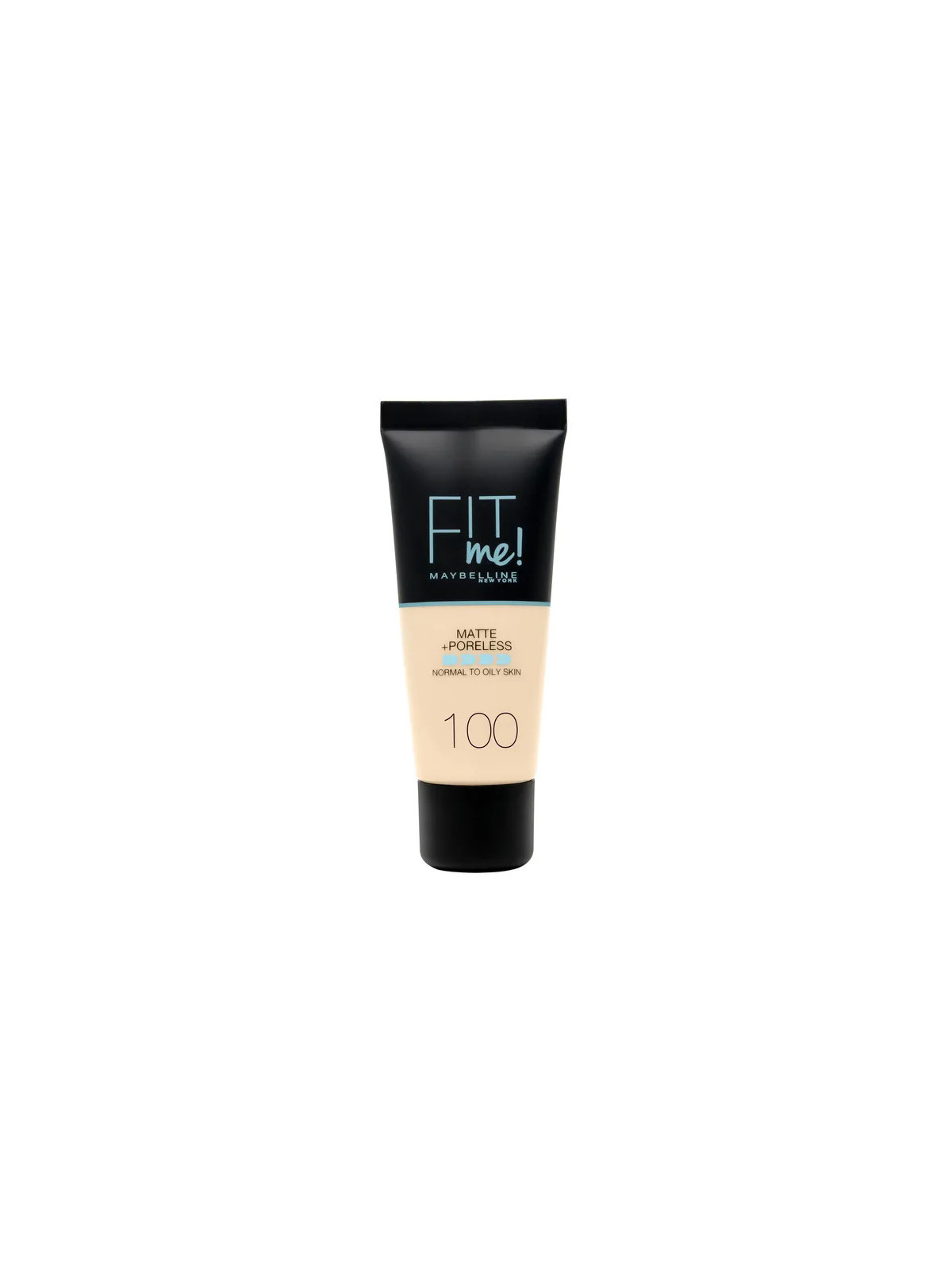 Maybelline Fit Me Matte & Poreless Fond de Teint 100 Warm Ivory 30ml