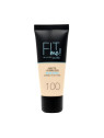 Maybelline Fit Me Matte & Poreless Fond de Teint 100 Warm Ivory 30ml