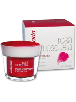 Babaria Crème Visage Anti-Rides à l'Huile de Rose Musquée 50ml