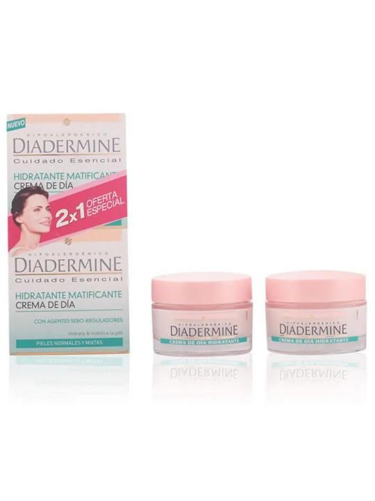 Diadermine Crème de Jour Hydratante Matifiante 50ml Coffret 2 Produits