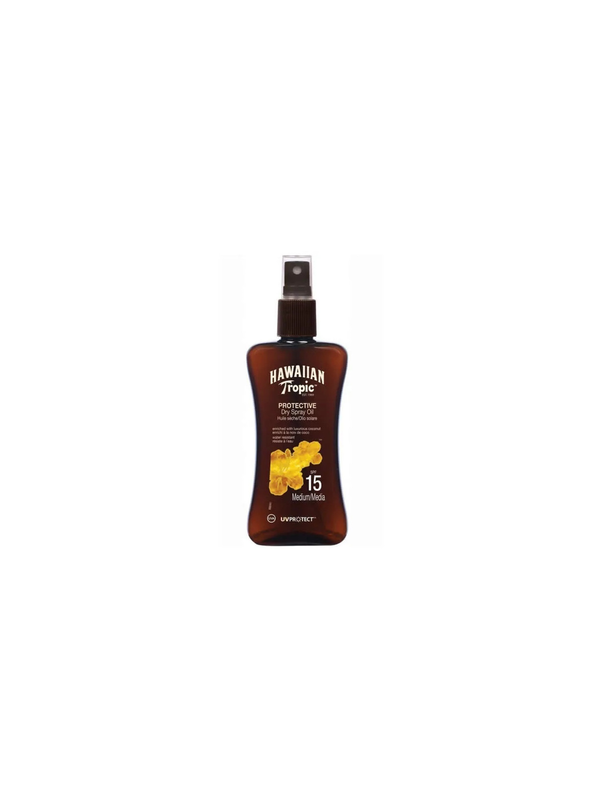 Hawaiian Tropic Protective Dry Spray Oil SPF15 200ml