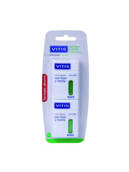 Vitis Ruban Dentaire Fluoré Menthe 2x50m